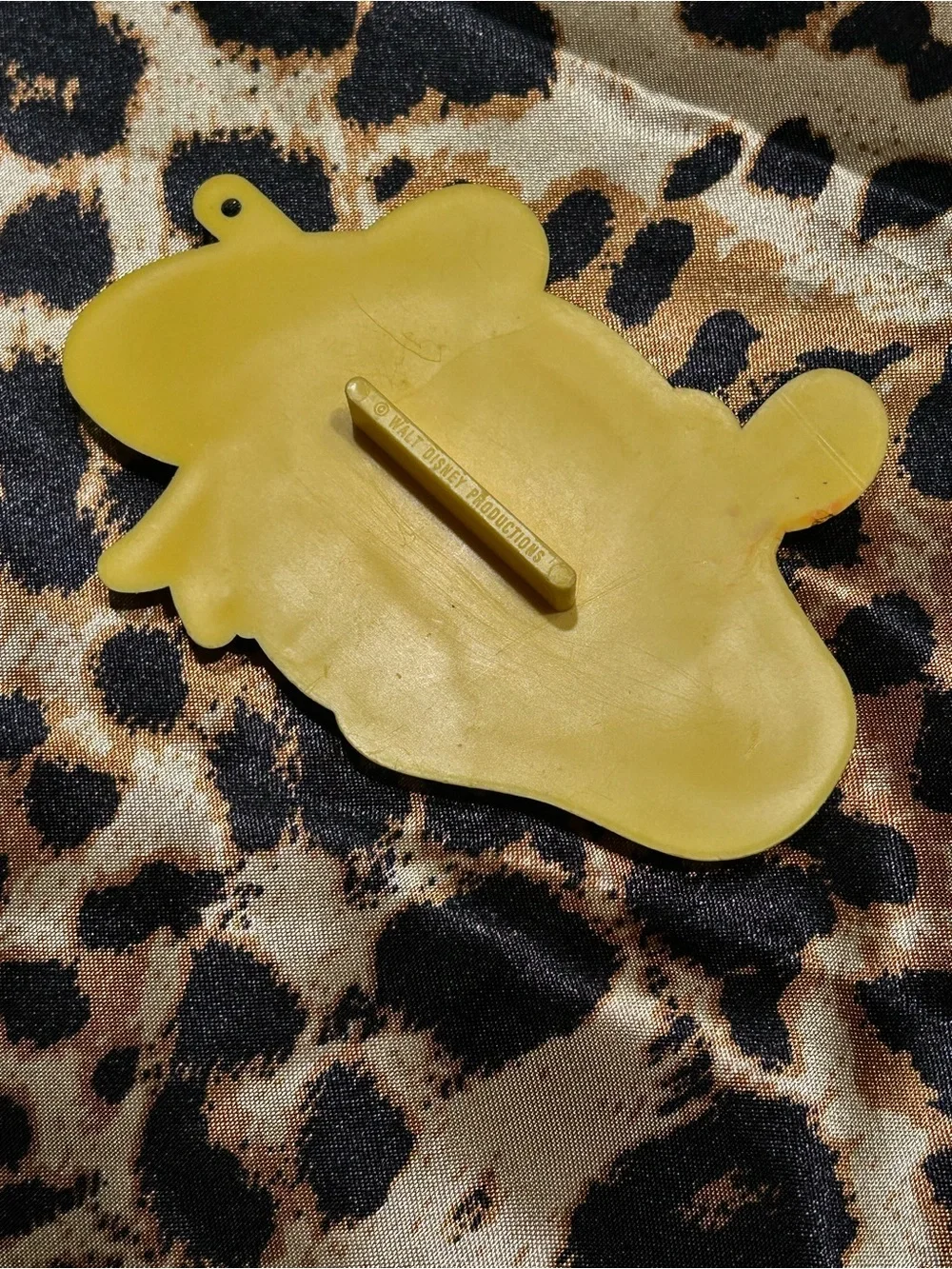 Vintage Hallmark Donald Duck Yellow Plastic 4.5 inch Cookie Cutter